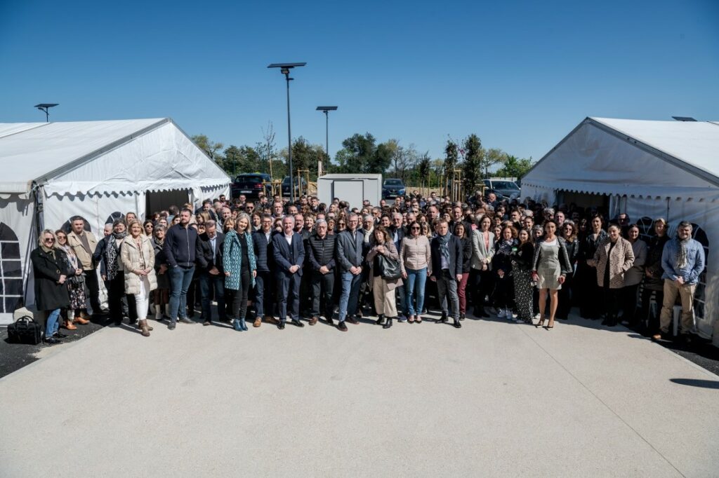 Système U à Vendargues, Inauguration du nouveau batiment
Parc Hermès - Coopérative U Enseigne
Etablissement Sud - Route de Jacou - Vendargues
Le 4 avril 2023
© Francois Moura/Alpaca/Andia.fr
