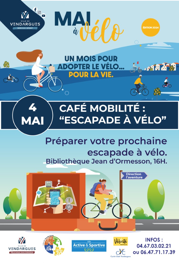 Mai à Vélo : Café mobilité “Escapade à vélo”