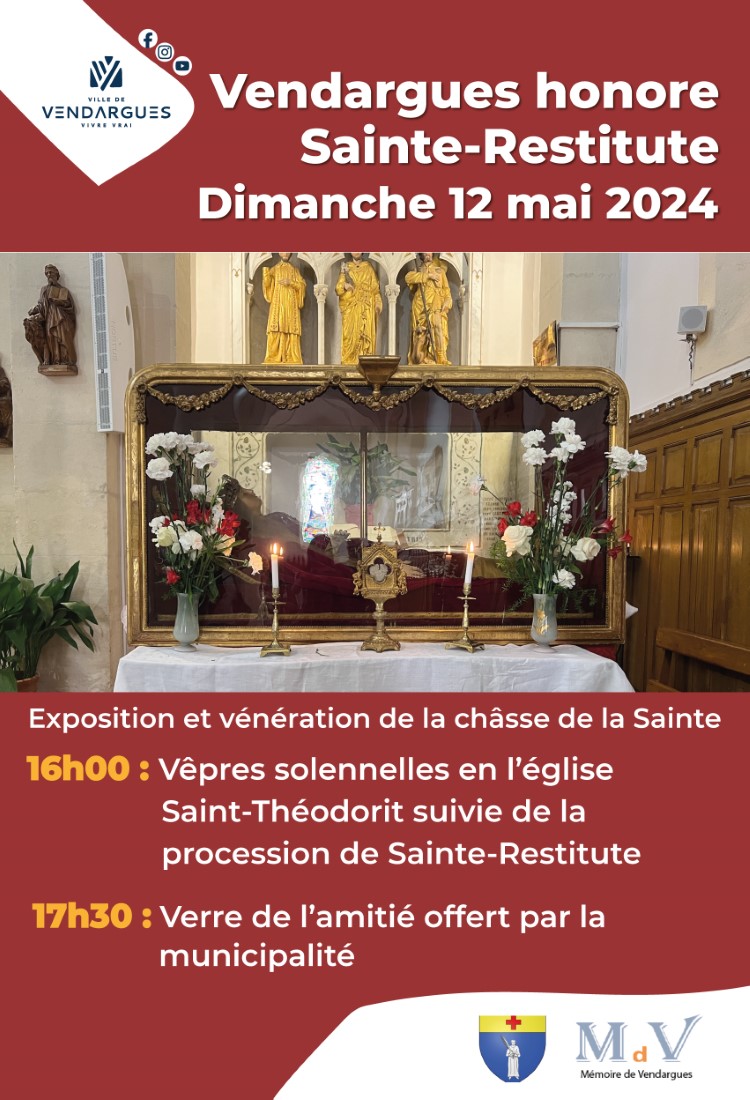Vendargues honore Sainte-Restitute