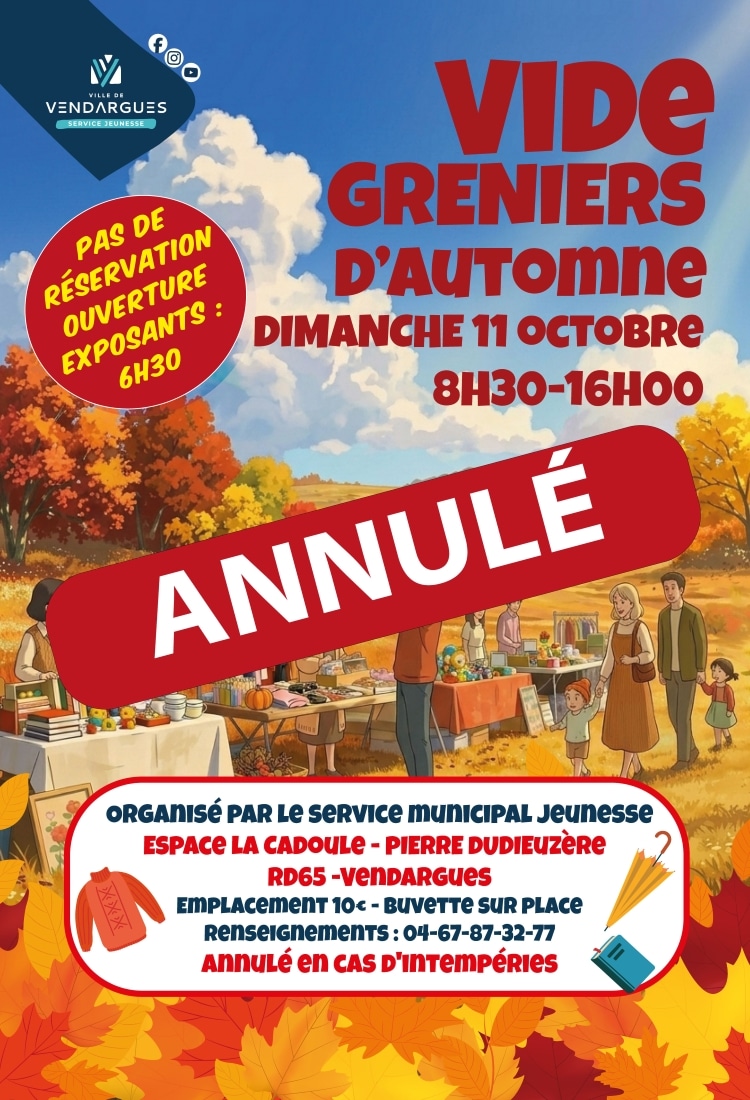 Vide Greniers d&rsquo;automne