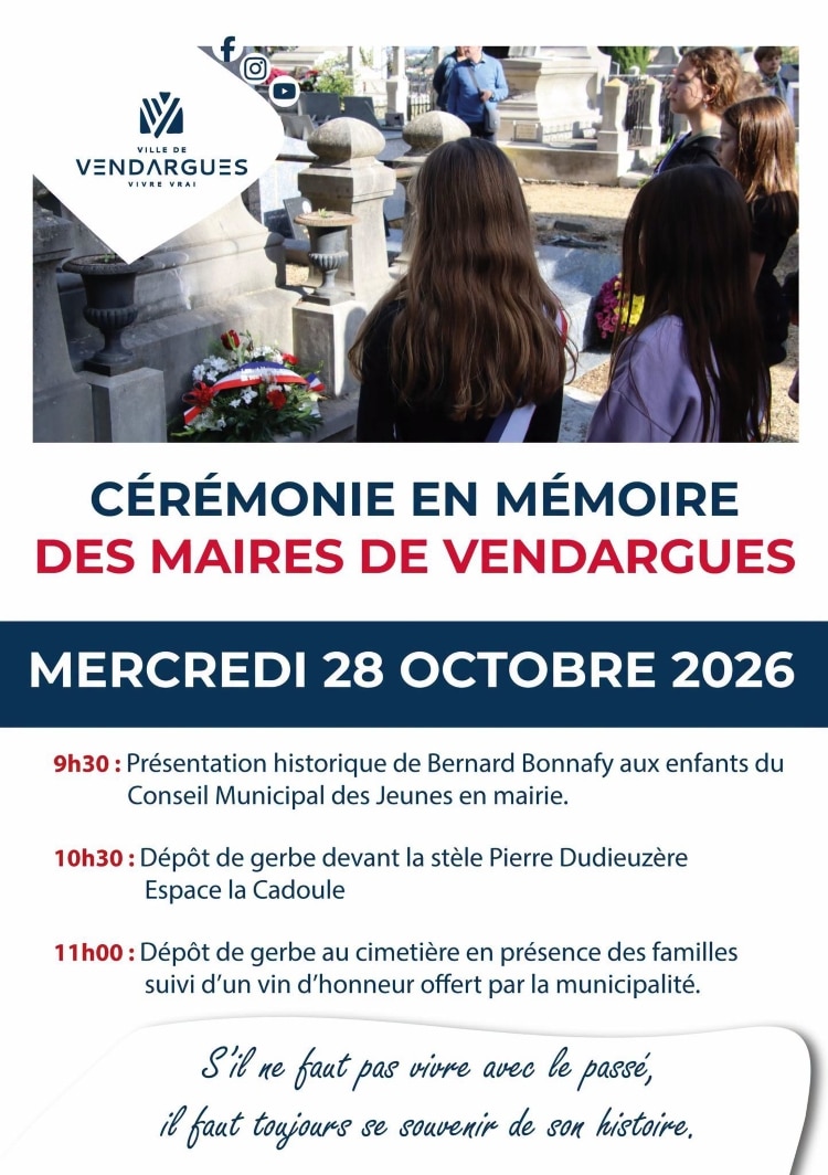 CEREMONIE DES ANCIENS MAIRES