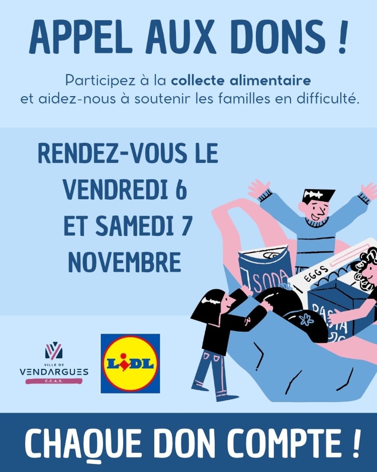 APPEL AUX DONS : SOLIDARITÉ ET ENTRAIDE À VENDARGUES